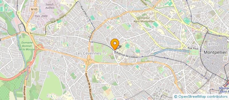 localisation de l'entreprise MADAME ZOHRA MAHDJOUR à MONTPELLIER