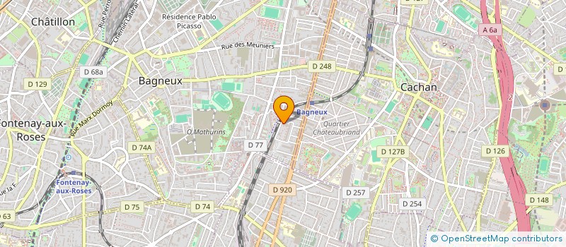 localisation de l'entreprise MADAME ZOHRA MEDOUH à BAGNEUX