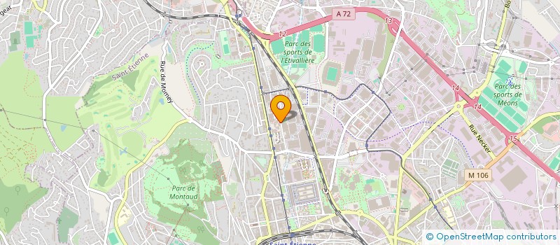 localisation de l'entreprise MADAME ZOHRA MOKHTAR  SAINT-ETIENNE