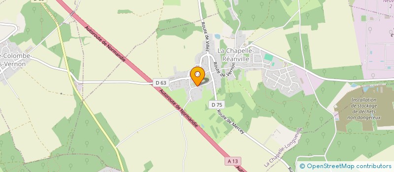 localisation de l'entreprise MADAME ZOHRA MOUIJ  LA CHAPELLE-LONGUEVILLE