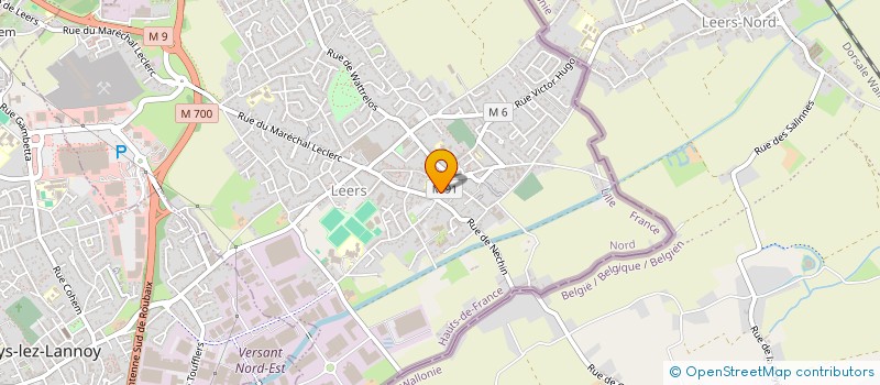 localisation de l'entreprise MADAME ZOHRA MOUISSI  ROUBAIX