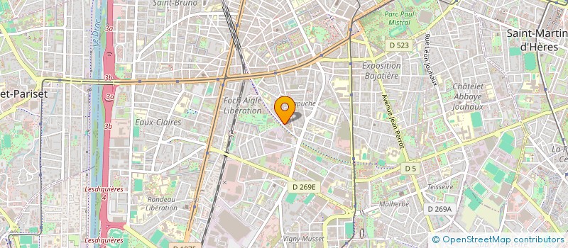 localisation de l'entreprise MADAME ZOHRA NAILI  GRENOBLE