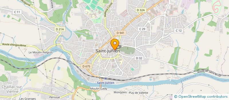 localisation de l'entreprise MADAME ZOHRA RABAH à SAINT-JUNIEN
