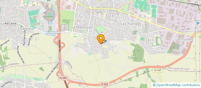 localisation de l'entreprise MADAME ZOHRA RACHIDI  MEYZIEU