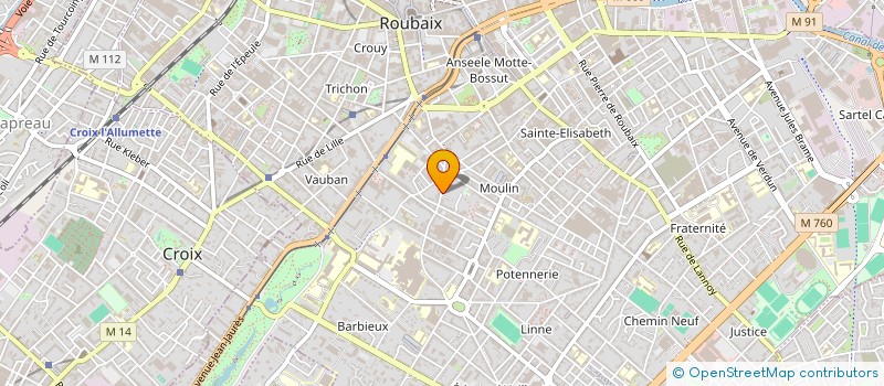 localisation de l'entreprise MADAME ZOHRA RAHNI à ROUBAIX
