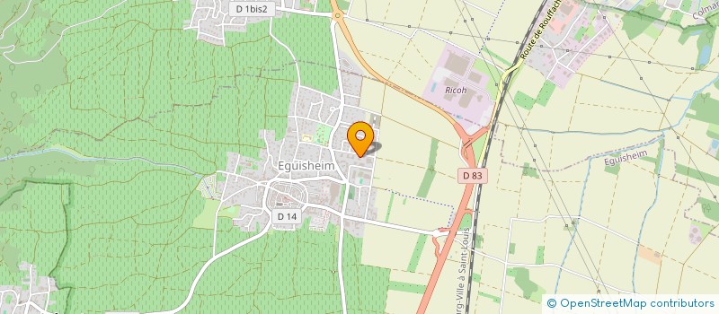 localisation de l'entreprise MADAME ZOHRA REZGANI  EGUISHEIM