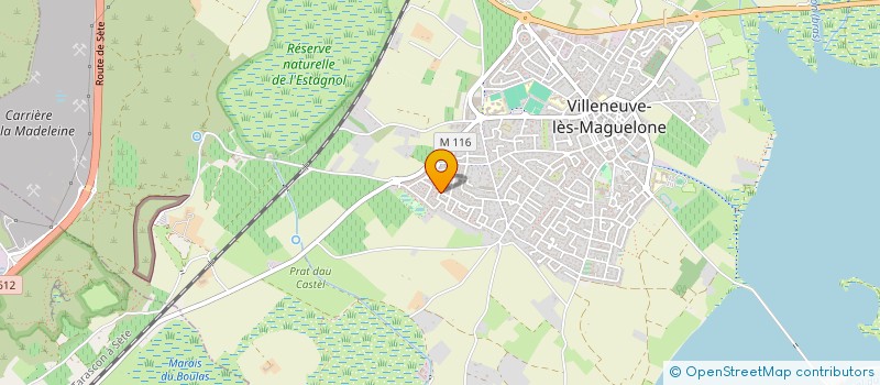 localisation de l'entreprise MADAME ZOHRA SAADALI  VILLENEUVE-LES-MAGUELONE