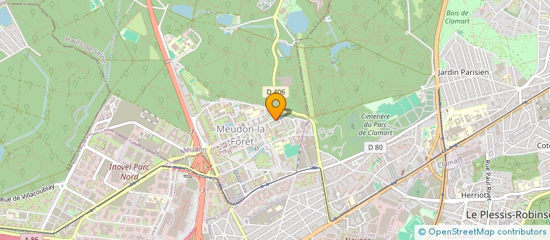 localisation de l'entreprise MADAME ZOHRA SEFANE  MEUDON