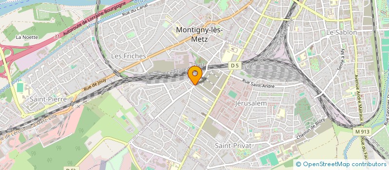 localisation de l'entreprise MADAME ZOHRA SERANDA à MONTIGNY-LES-METZ