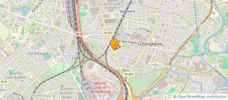 localisation de l'entreprise MADAME ZOHRA STITOU à SCHILTIGHEIM