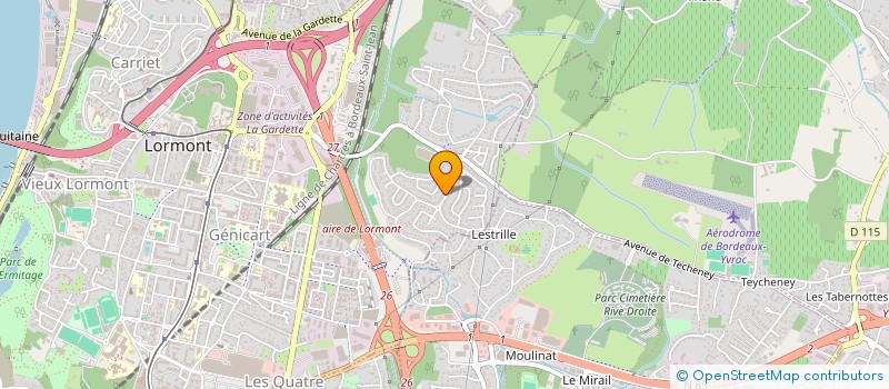 localisation de l'entreprise MADAME ZOHRA TAGANT  LORMONT