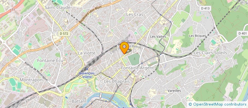 localisation de l'entreprise MADAME ZOHRA TOUIL  BESANCON