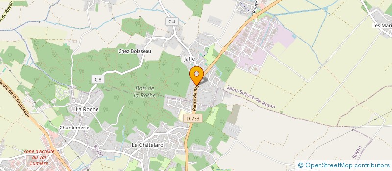 localisation de l'entreprise MADAME ZOHRE AYAYDIN  SAINT-SULPICE-DE-ROYAN