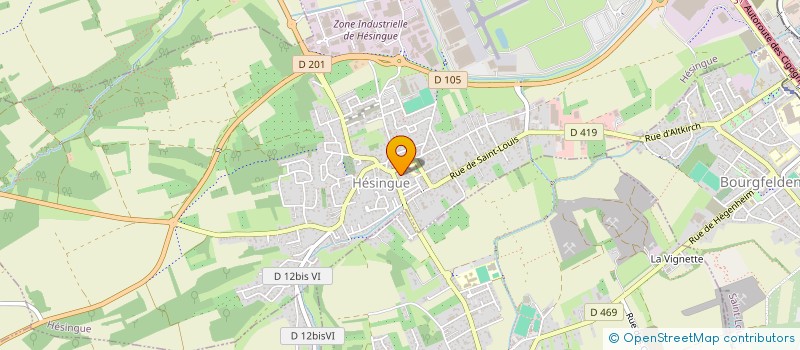 localisation de l'entreprise MADAME ZOHRE GENC  HESINGUE