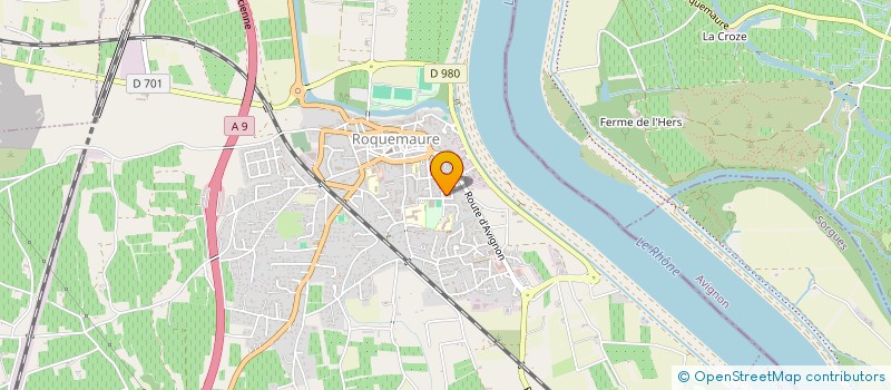 localisation de l'entreprise MADAME ZOLINOMBANA RAKOTOBE  ROQUEMAURE