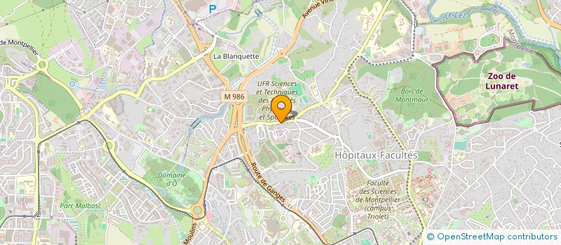 localisation de l'entreprise MADAME ZORA TILIKETE à MONTPELLIER