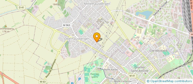 localisation de l'entreprise MADAME ZORAIDA ORTEGA-RODRIGUEZ  OBERHAUSBERGEN