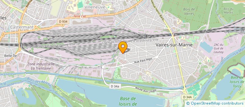 localisation de l'entreprise MADAME ZORANA LEON  VAIRES-SUR-MARNE