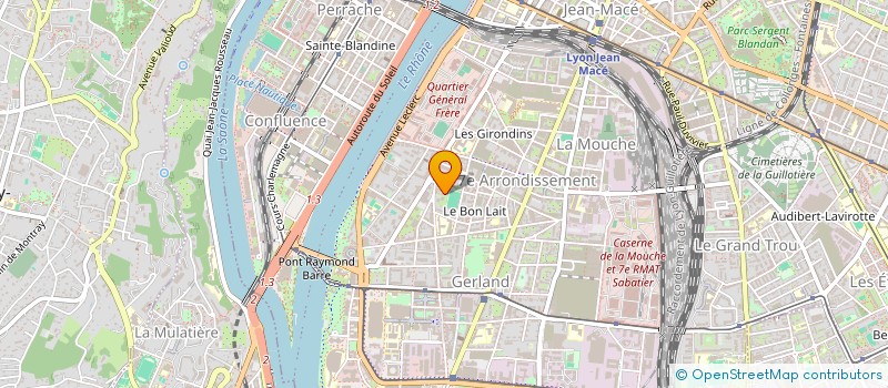 localisation de l'entreprise MADAME ZORIA HAFSA  LYON