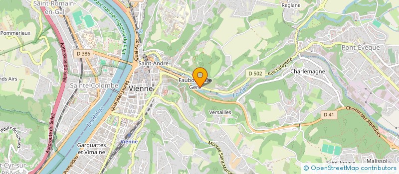 localisation de l'entreprise MADAME ZORICA MILOJKOVIC à VIENNE