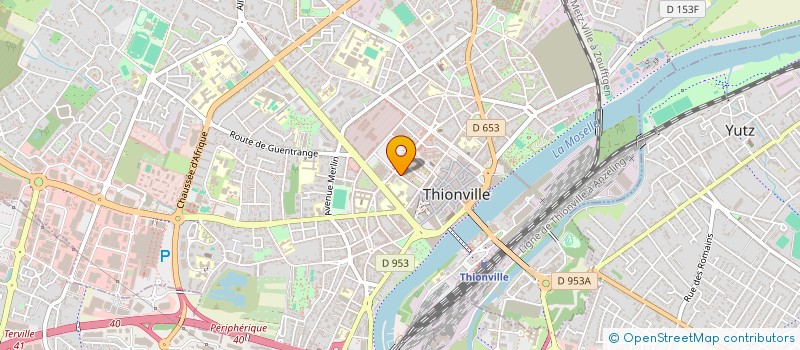 localisation de l'entreprise MADAME ZOTA GUIN  THIONVILLE