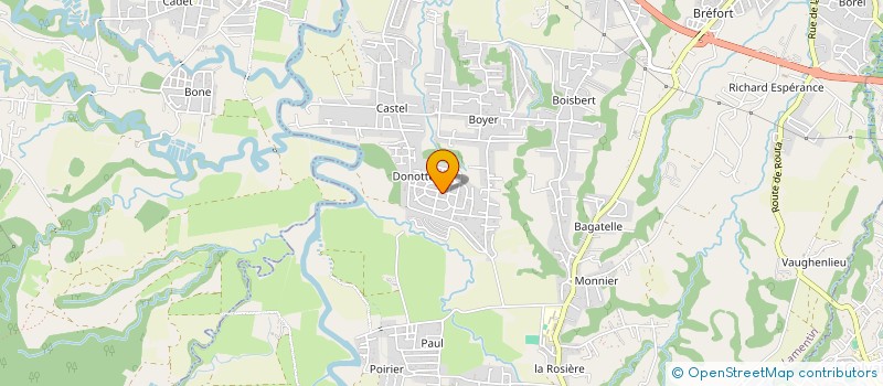 localisation de l'entreprise MADAME ZOUA GNAHORE  LAMENTIN