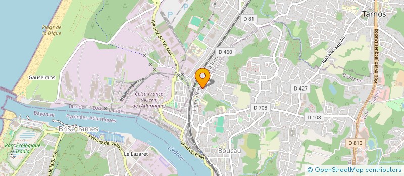 localisation de l'entreprise MADAME ZOUAOUIA MAROUF  TARNOS