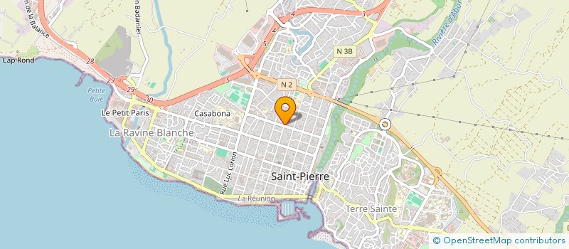 localisation de l'entreprise MADAME ZOUBEDA LOCATE à SAINT-PIERRE