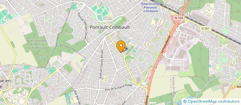 localisation de l'entreprise MADAME ZOUBIA BUTT à PONTAULT-COMBAULT