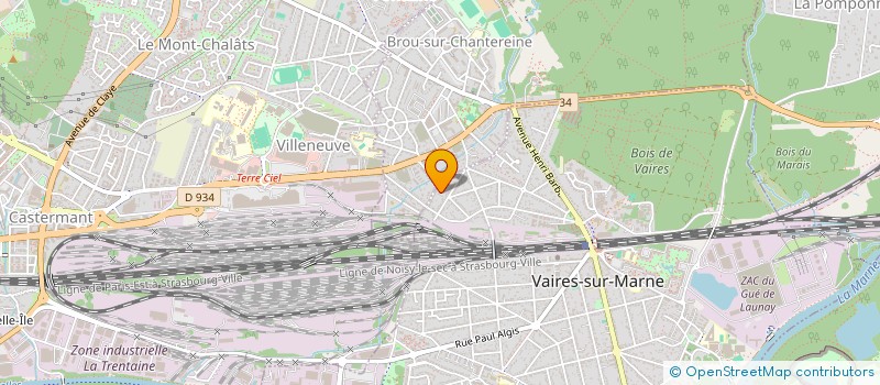 localisation de l'entreprise MADAME ZOUBIDA BEKKADOURY  VAIRES-SUR-MARNE