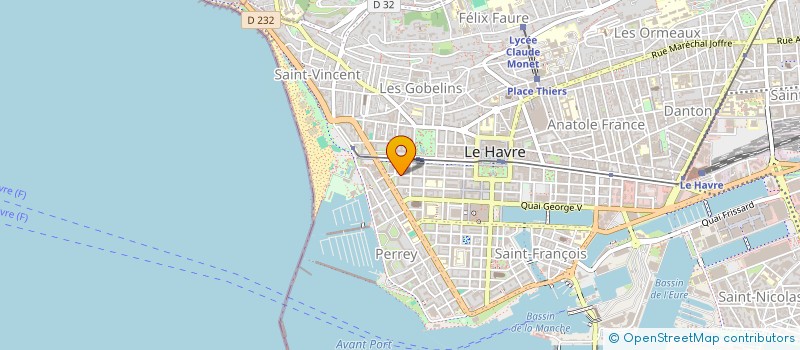 localisation de l'entreprise MADAME ZOUBIDA BENNACER  LE HAVRE