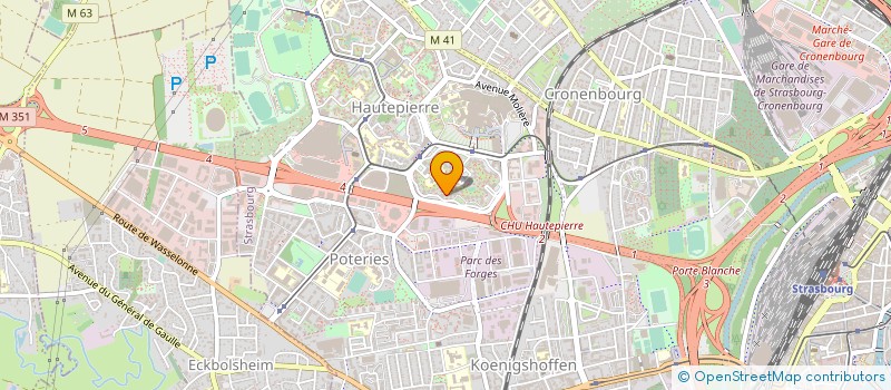 localisation de l'entreprise MADAME ZOUBIDA BENNOUR à STRASBOURG