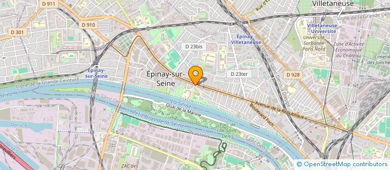 localisation de l'entreprise MADAME ZOUBIDA BERDJI à EPINAY-SUR-SEINE