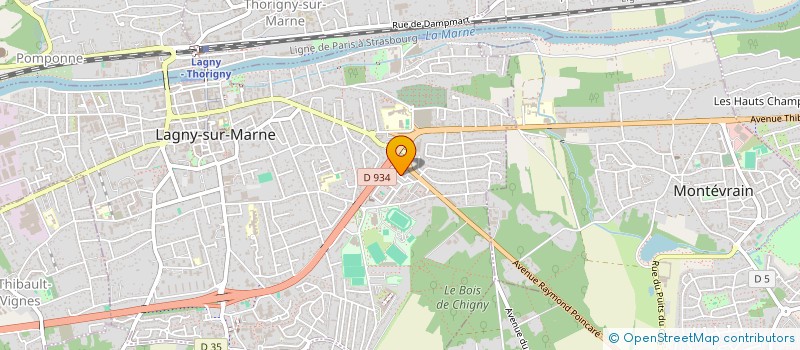 localisation de l'entreprise MADAME ZOUBIDA MANKOURI  LAGNY-SUR-MARNE