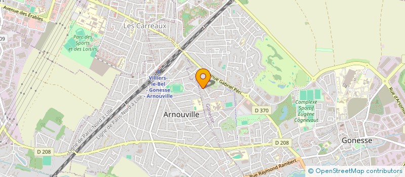 localisation de l'entreprise MADAME ZOUBIDA MEZHOUD  GONESSE