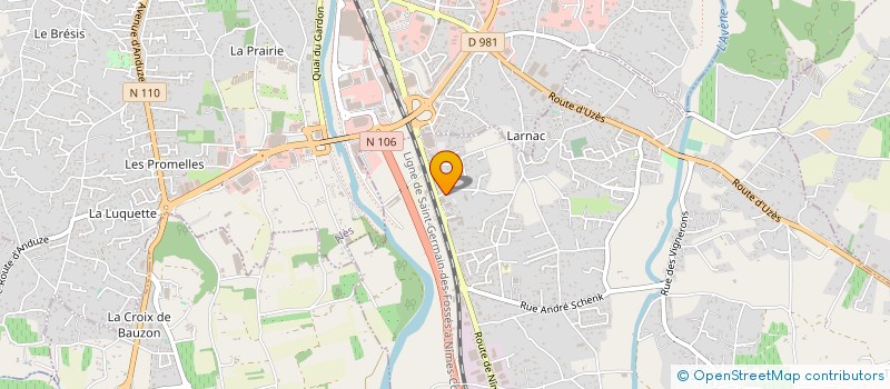 localisation de l'entreprise MADAME ZOUBIDA TOUATI  SAINT-HILAIRE-DE-BRETHMAS