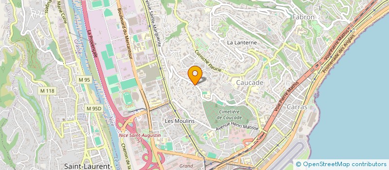 localisation de l'entreprise MADAME ZOUBIR ZEHIOUA à NICE