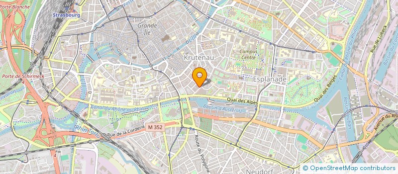 localisation de l'entreprise MADAME ZOUHOUR KHARRAZ  STRASBOURG