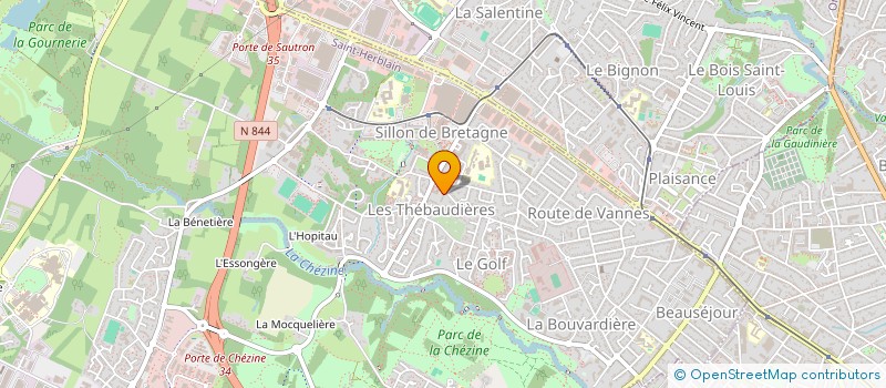 localisation de l'entreprise MADAME ZOUHOUR KRAZ  SAINT-HERBLAIN