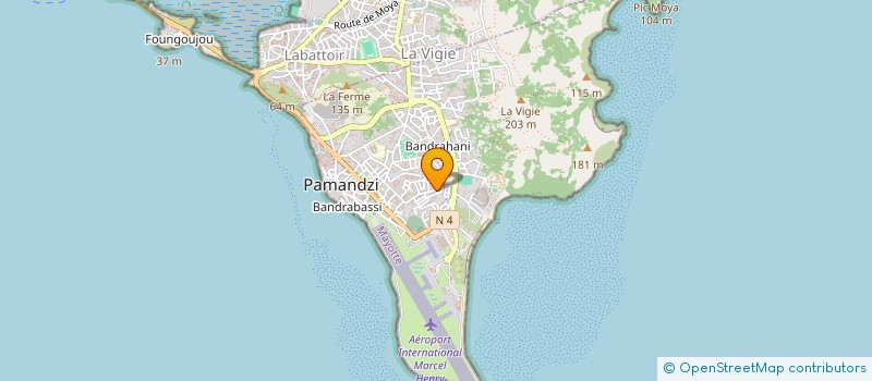 localisation de l'entreprise MADAME ZOUHOURIA TOILHA à PAMANDZI