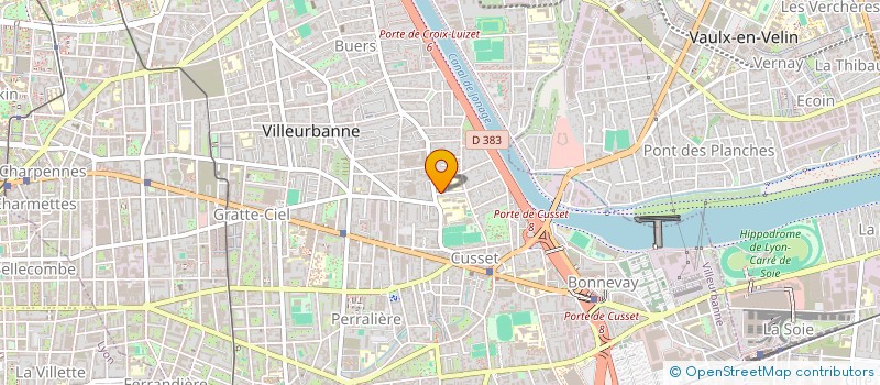 localisation de l'entreprise MADAME ZOUINA TALBI  VILLEURBANNE