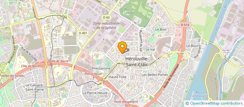 localisation de l'entreprise MADAME ZOUKAK AJAMIAN  HEROUVILLE-SAINT-CLAIR