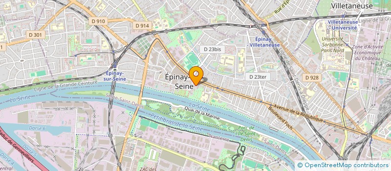 localisation de l'entreprise MADAME ZOUKOU GNOTO à EPINAY-SUR-SEINE