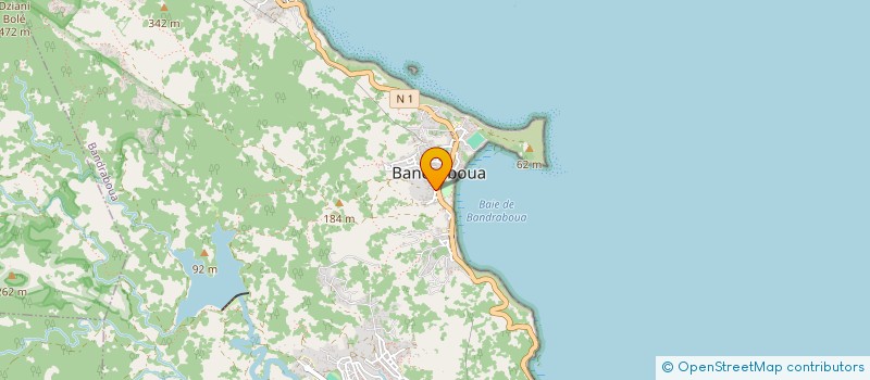 localisation de l'entreprise MADAME ZOULFATE EL-ANZIZE à BANDRABOUA