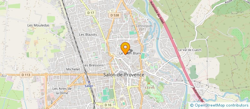 localisation de l'entreprise MADAME ZOULIKHA BELLIA  SALON-DE-PROVENCE