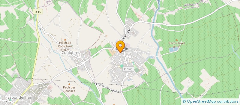 localisation de l'entreprise MADAME ZOULIKHA BELMEKKI  ALIGNAN-DU-VENT