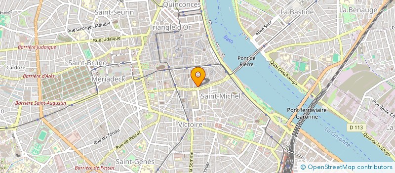 localisation de l'entreprise MADAME ZOULIKHA BOUAZZA  BORDEAUX