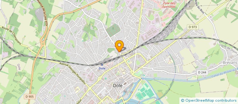 localisation de l'entreprise MADAME ZOULIKHA DAHMOUNI à DOLE