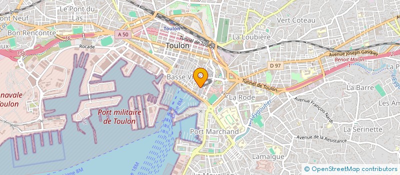 localisation de l'entreprise MADAME ZOULIKHA GUELAI à TOULON