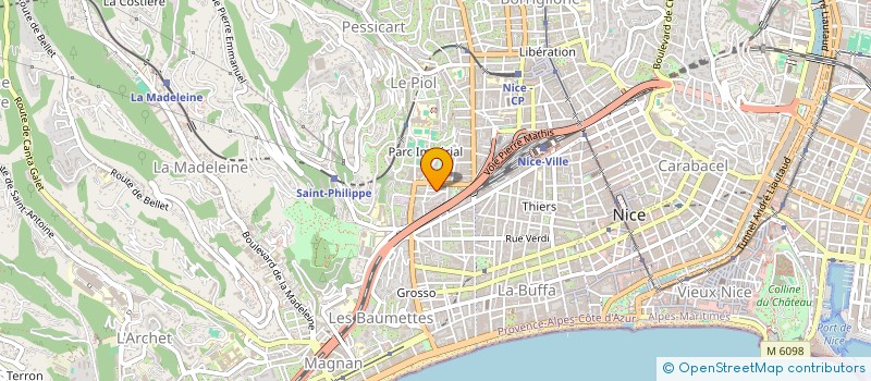 localisation de l'entreprise MADAME ZOULIKHA MERABET à NICE